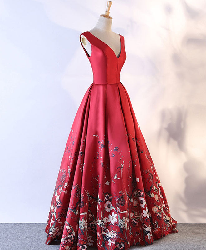 RSM67431 ruffles pleat Prom dresses long evening elegant silk dress for mom  of the wedding red wedding dresses gaun pesta - wedding dress