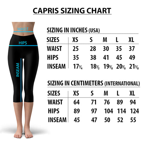 Capri Sizing Guide