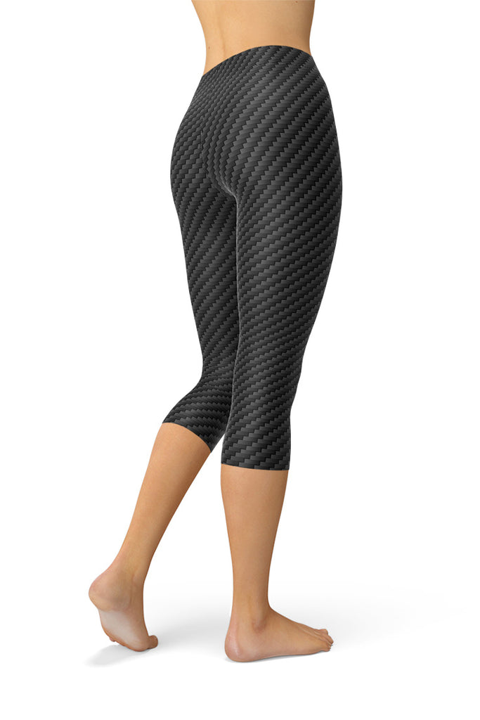 Black Carbon Fiber Women's Capri – Satori Stylez