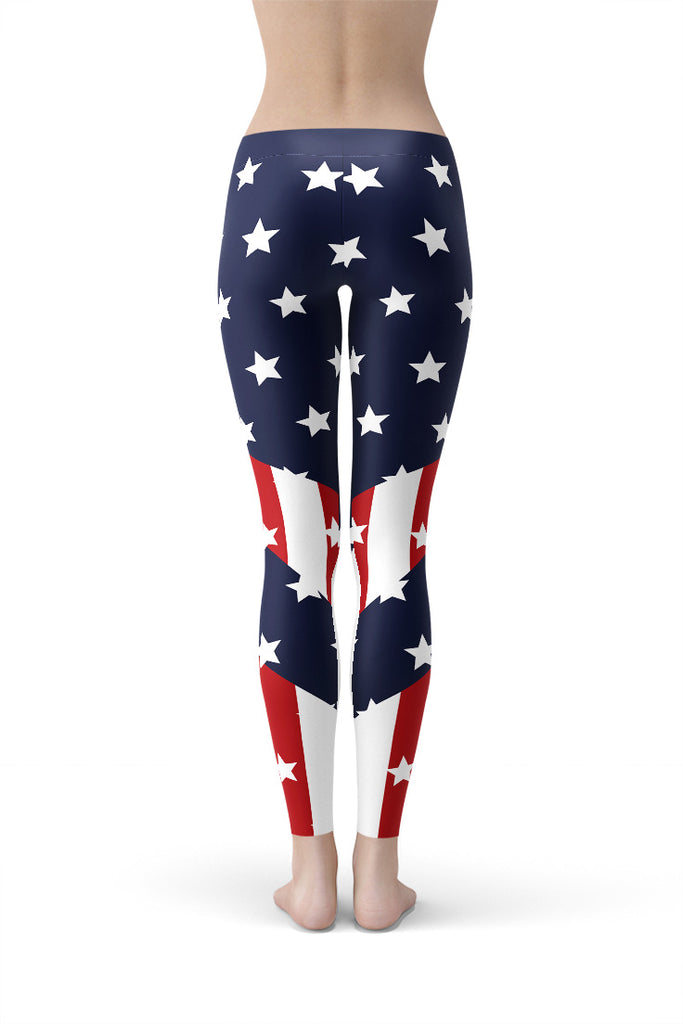 The Patriot American Flag Leggings – Satori Stylez