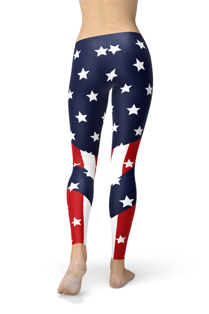 The Patriot American Flag Leggings – Satori Stylez