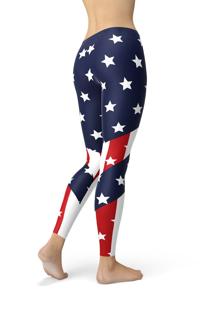 The Patriot American Flag Leggings – Satori Stylez