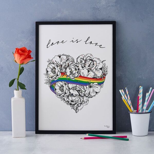 Image of Love is Love A3 Print