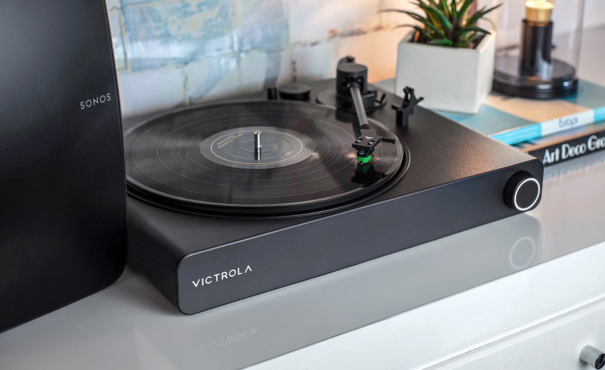 Victrola Stream Onyx Works with Sonos |