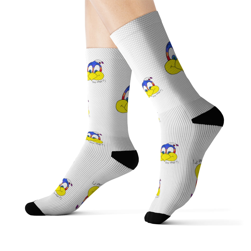 Say What?! Sublimation Socks