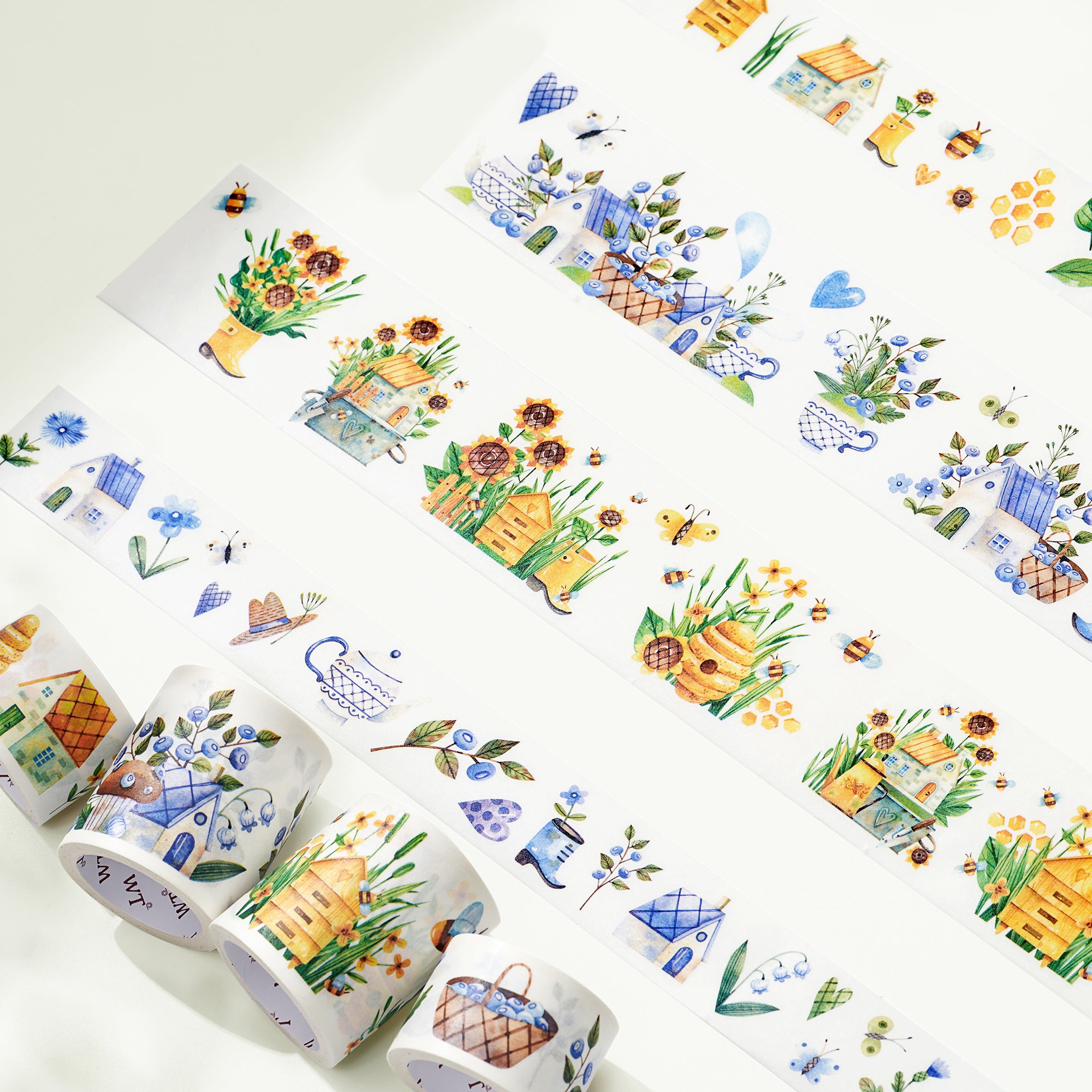 Blooming Beauties Washi Tape Sticker Set