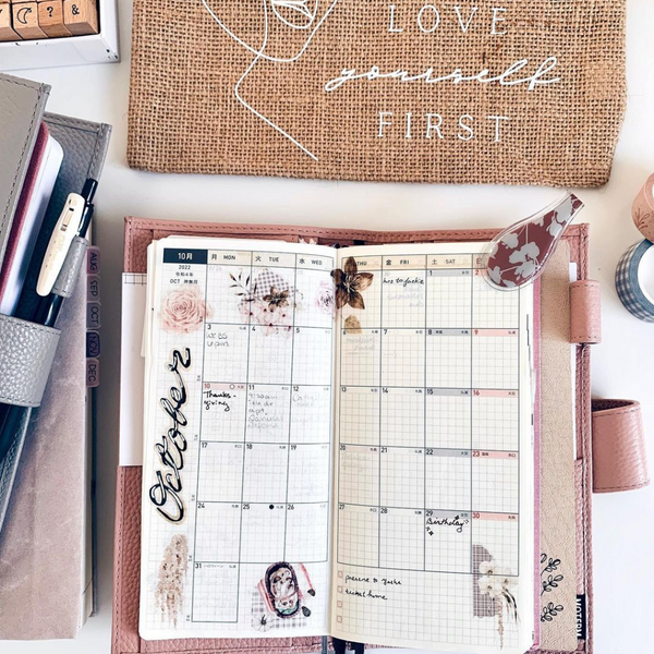 Managing the holidays using a journal or planner | The Washi Tape Shop