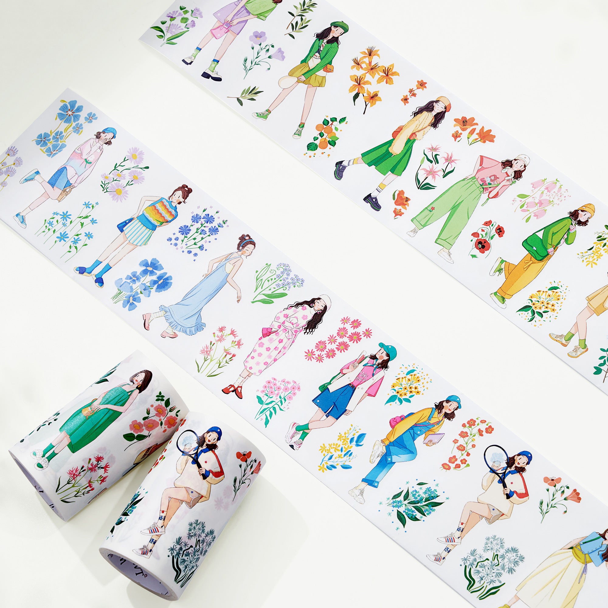 Misty Haven Washi Tape Sticker Set