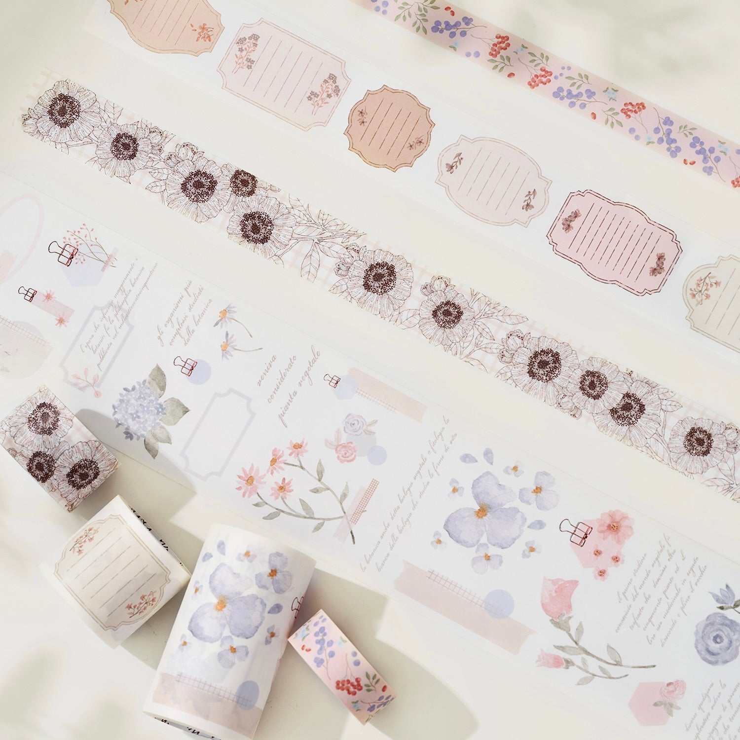 Motivational Washi Tape Sticker Set