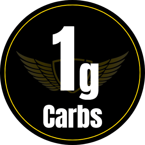 1 gram of carbs graphic