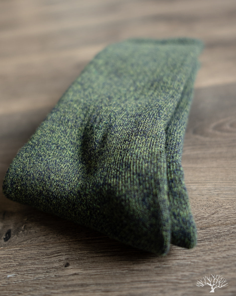 Recycled Marl Socks - Evergreen