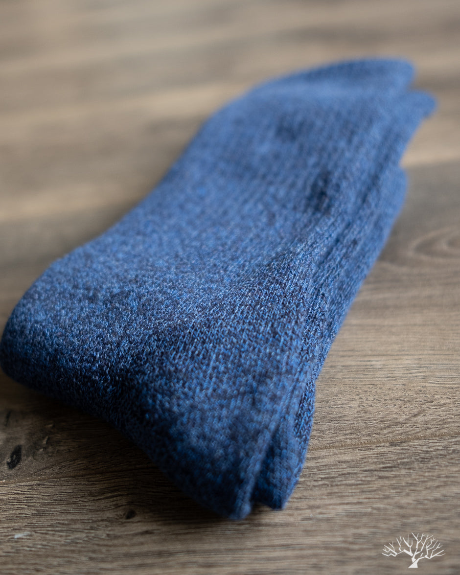 Recycled Marl Socks - Navy