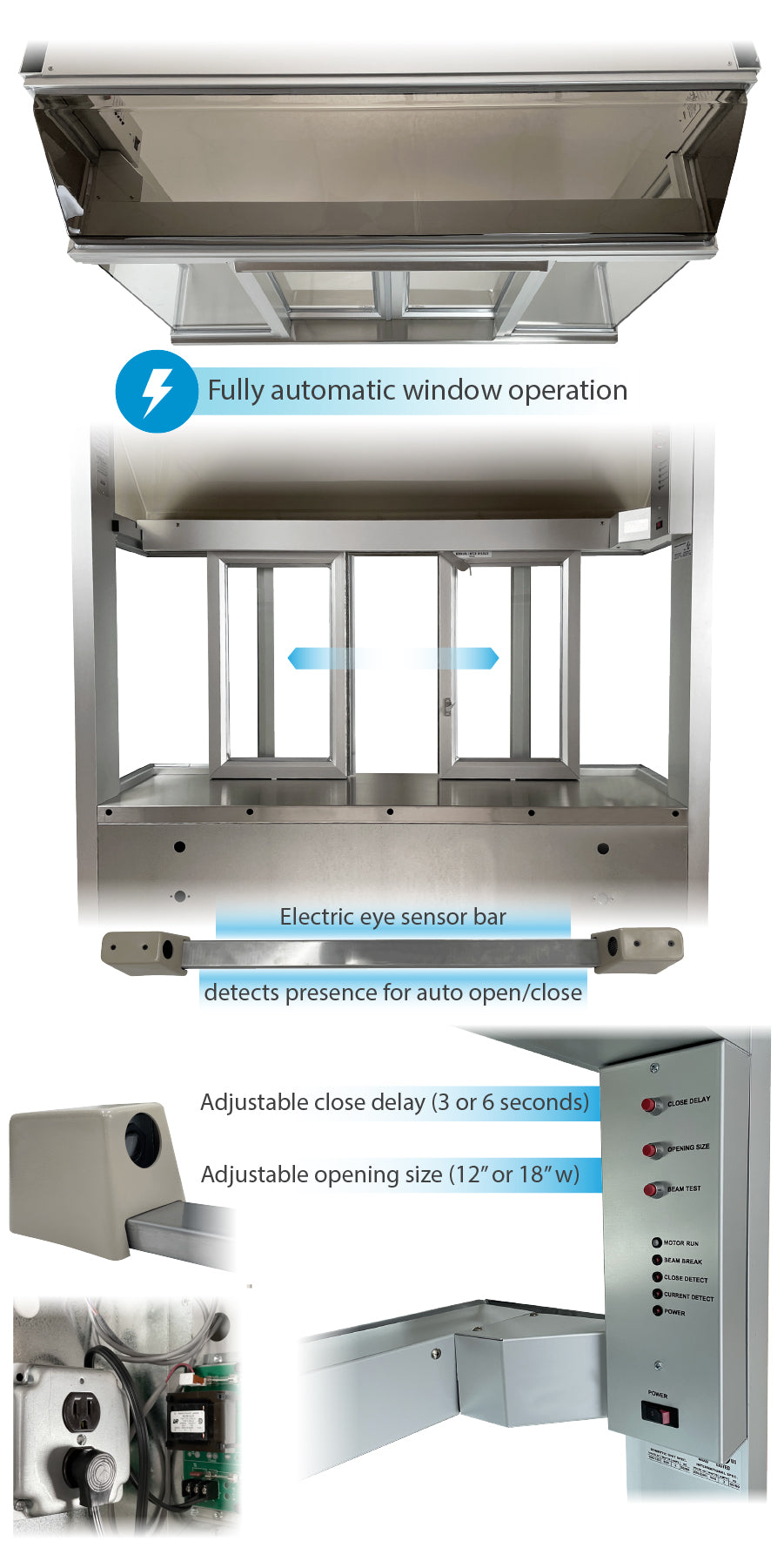 Ready Access Bump Out 10 panoramic drive thru window Covenant Security Equipment