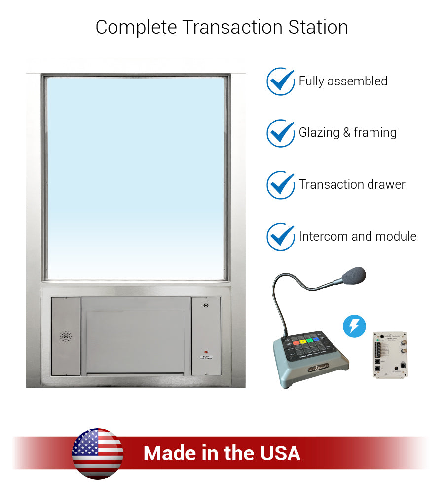 Large transaction station security quikserv covenant security equipment