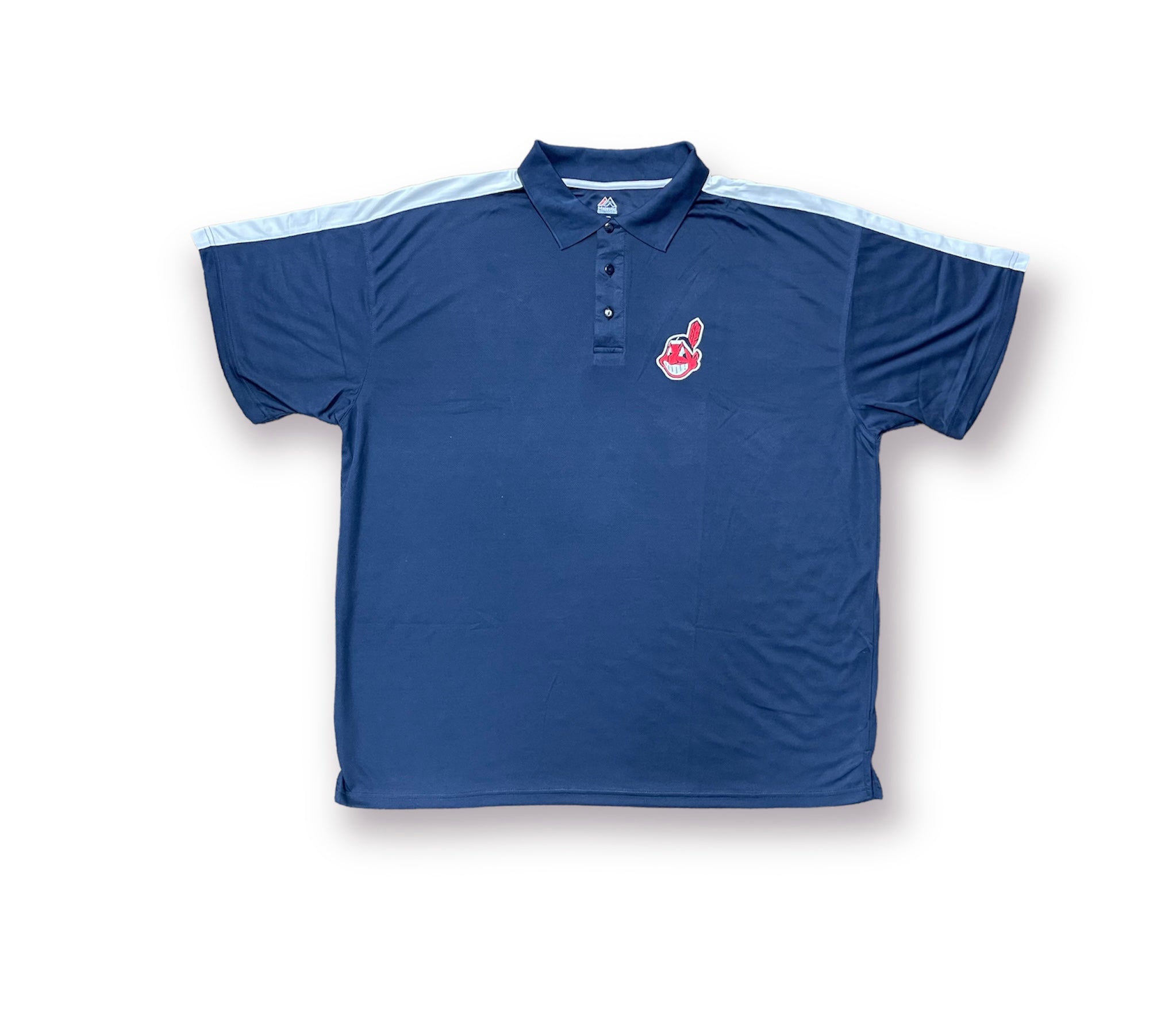 Nike, Shirts, Cleveland Indians Nike Polo With Wahoo Logo