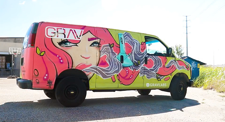 Art by Candy Kuo & Fish on the GRAV van