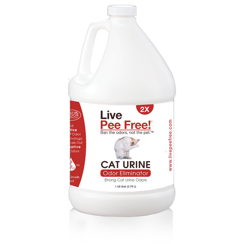 Live Pee  Free  2X Cat  Urine  Odor  Eliminator 1 Gallon 