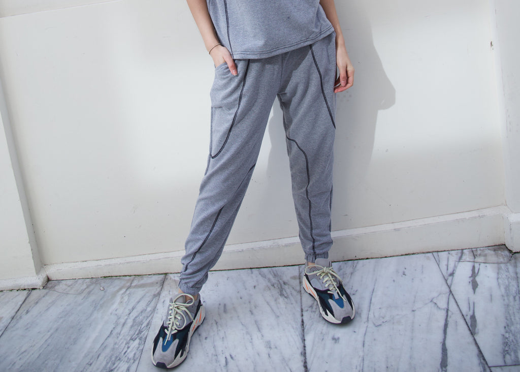 Blow off pants in grey – Civilian Clothing