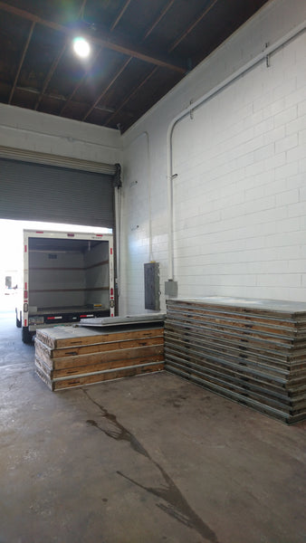 building a casting room with used freezer panels