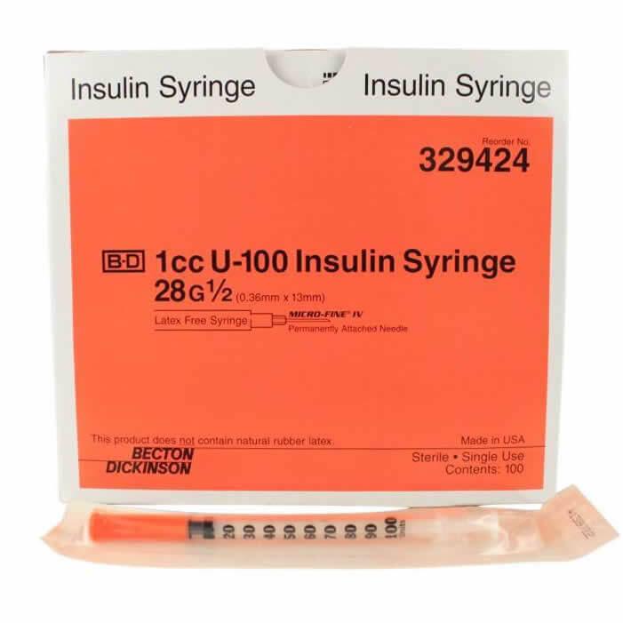 Insulin Syringe With Needle Ivf Store