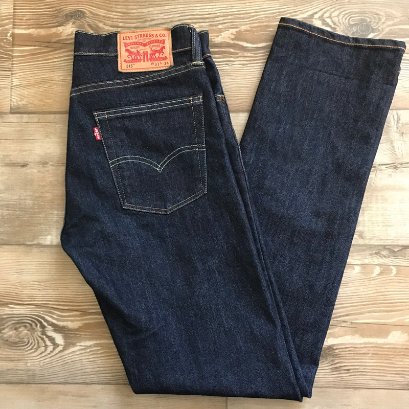 levi's made and crafted 512 black wolf