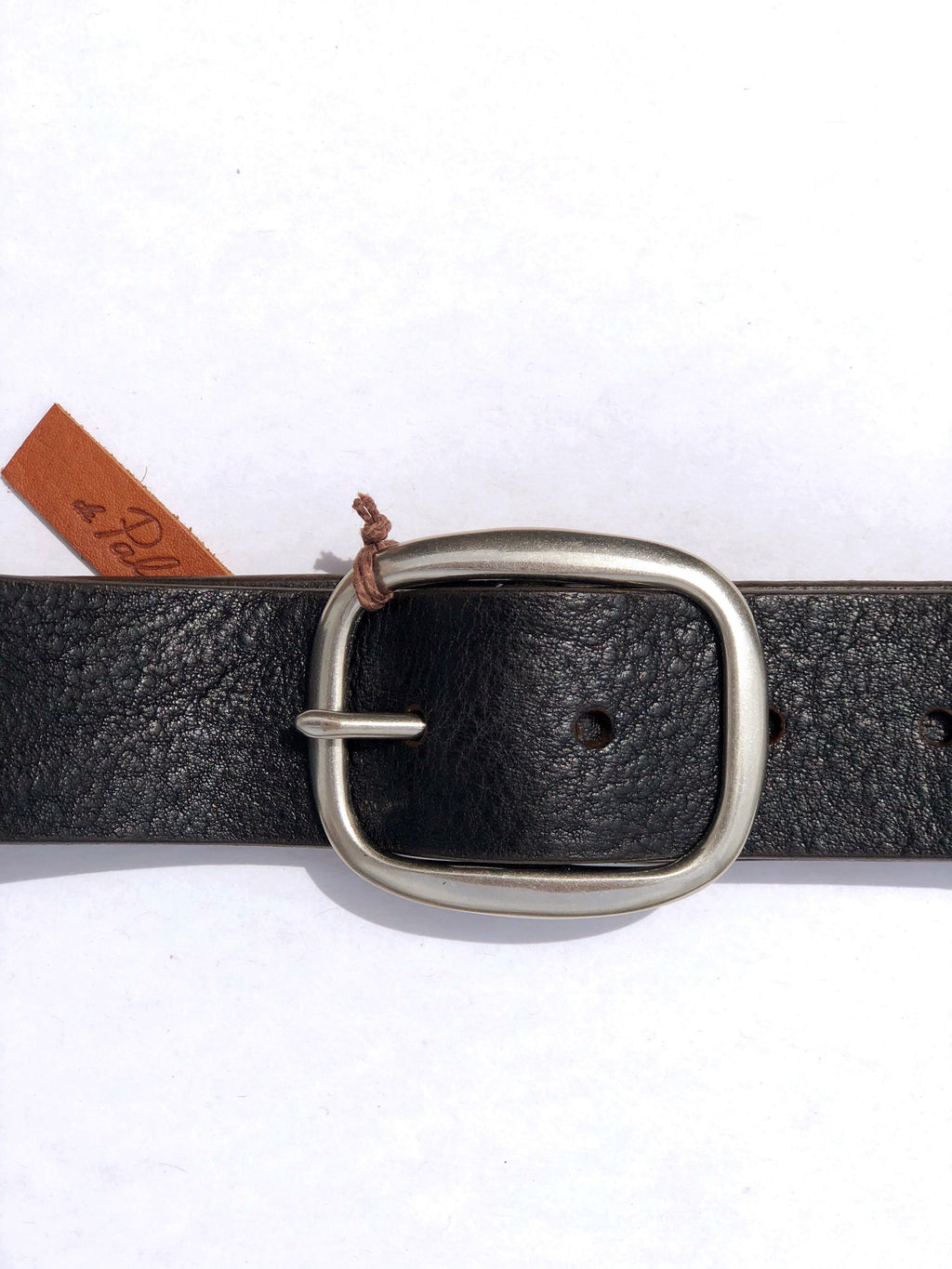 Mon Senor Belt in Black w/ Brass