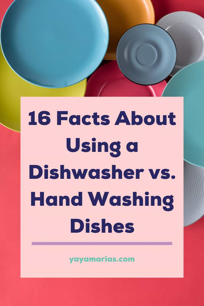 Dishwasher vs hand washing