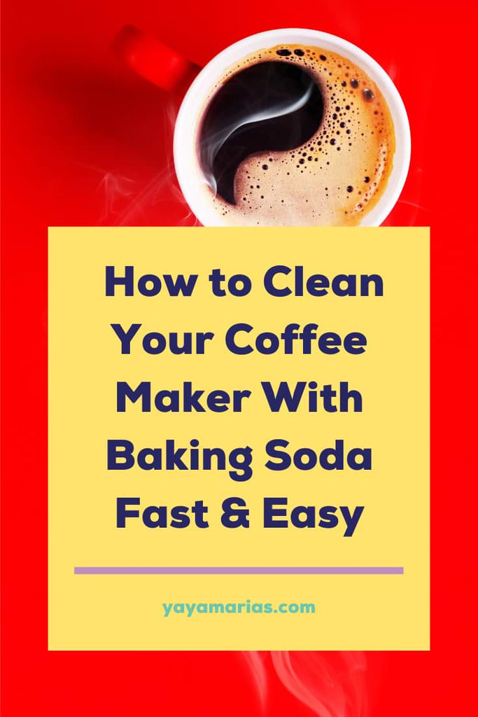 How to clean a coffee maker with baking soda
