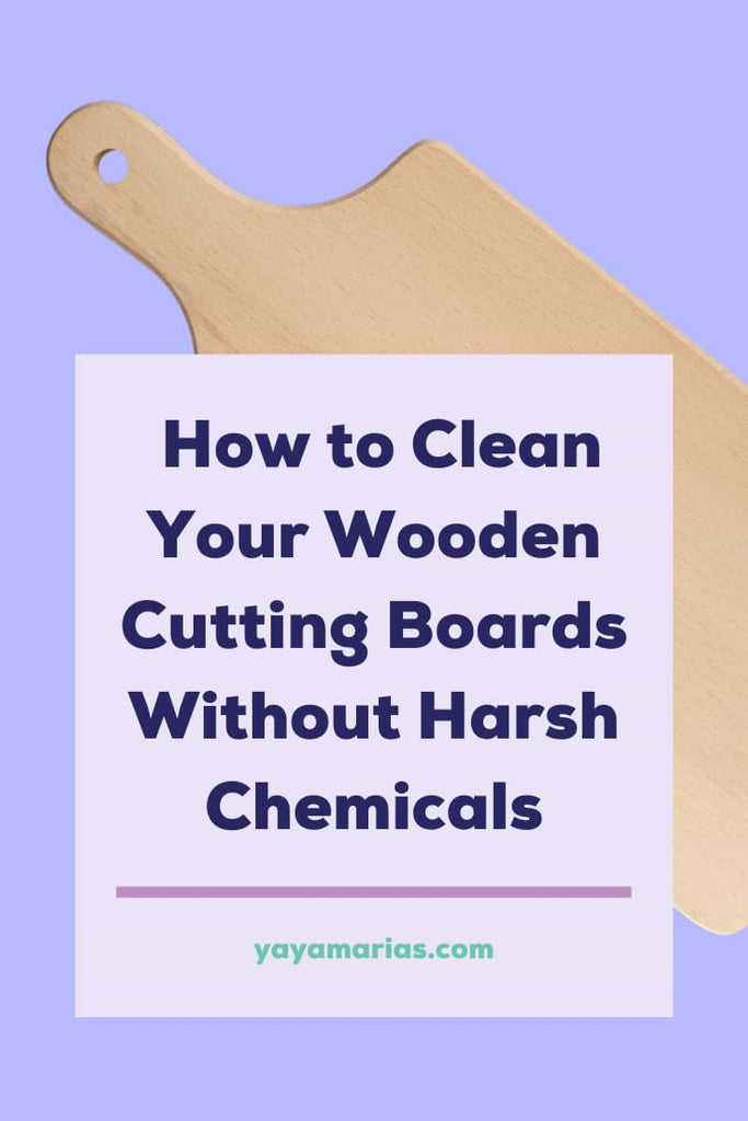How to clean a wooden cutting board