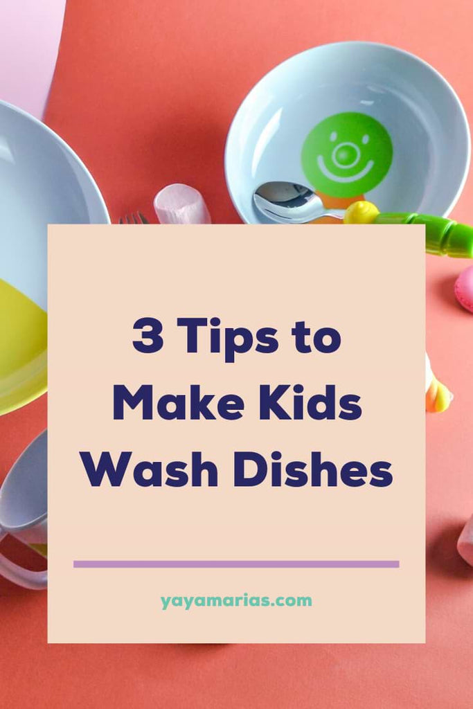 Kids wash dishes