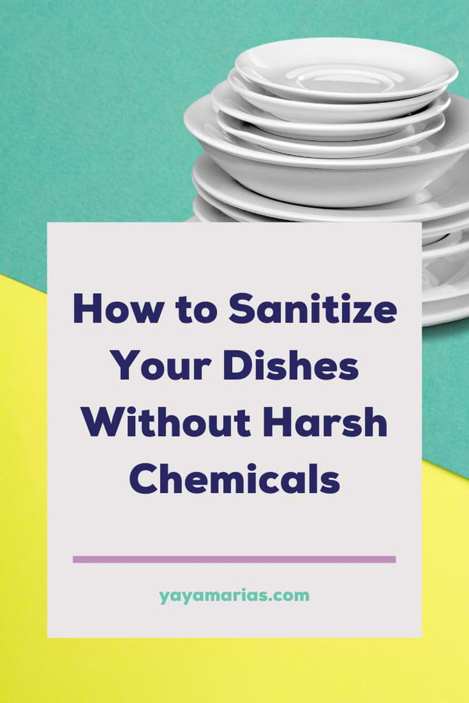 Sanitize dishes with vinegar