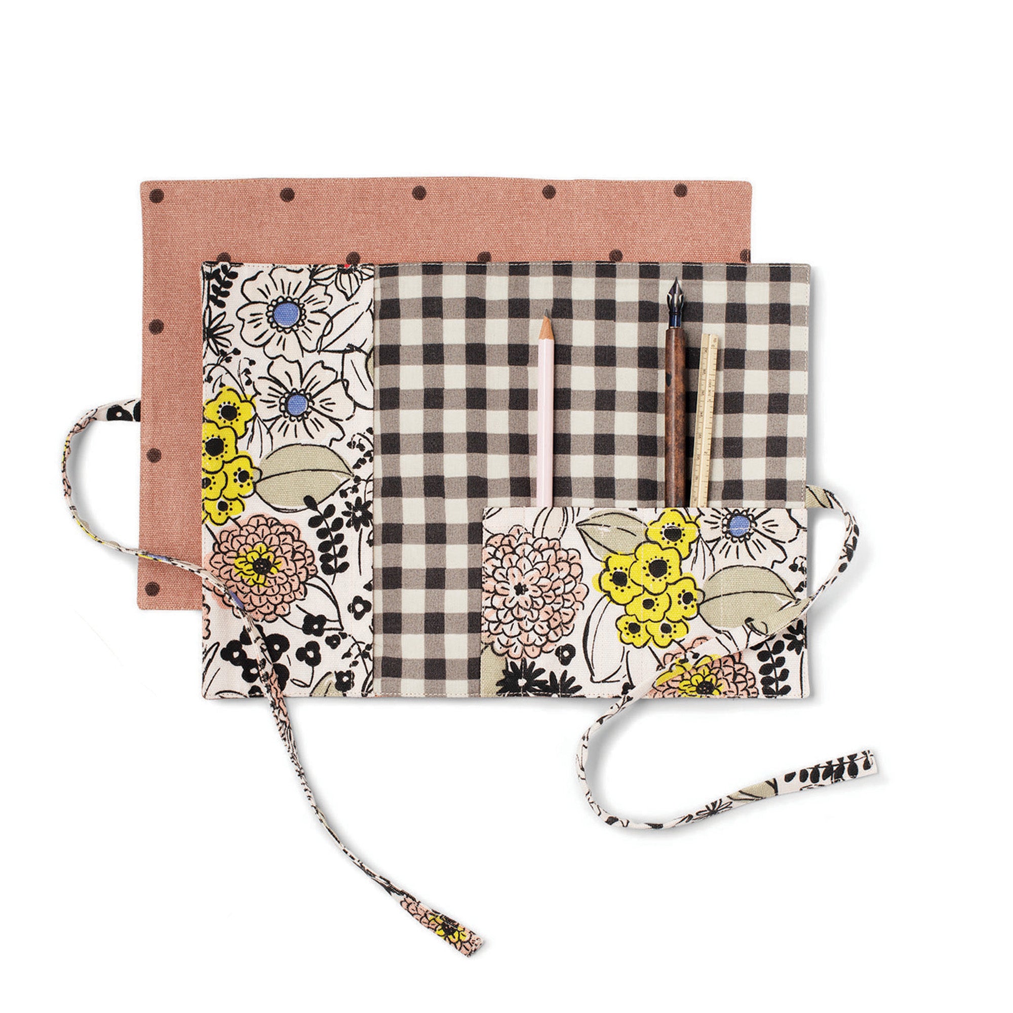 POLKA DOT ROLL UP POUCH