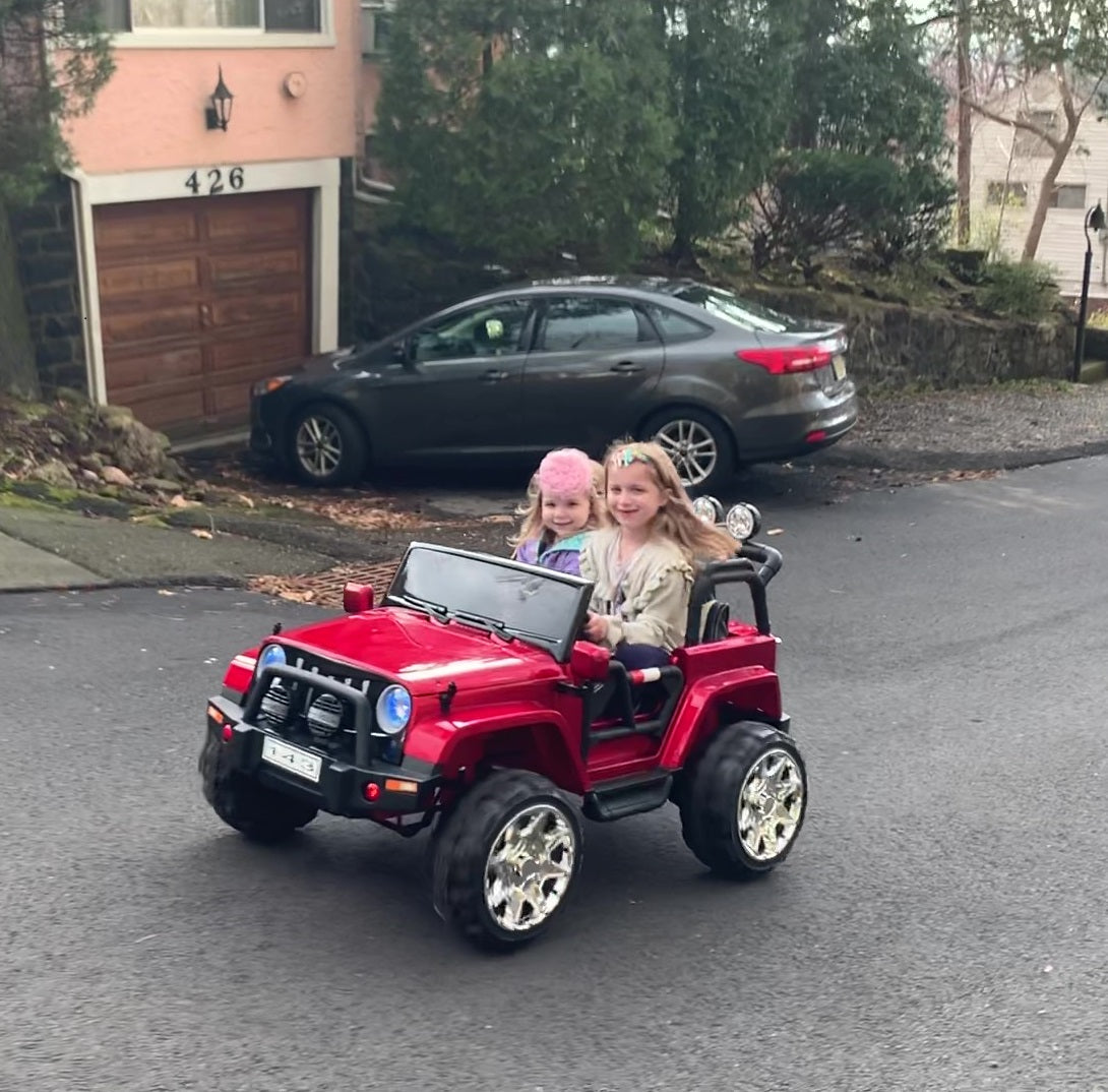 24 volt ride on truck with rubber tires