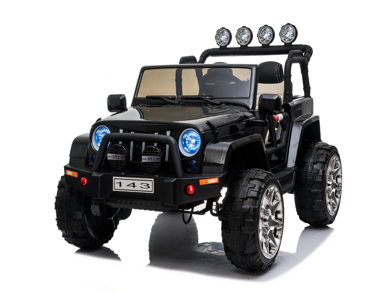 2 Seater 24 Volt 4x4 Electric Ride On Jeep Style Rubber Tires Fully Lo