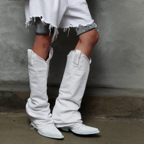 R13 white boots