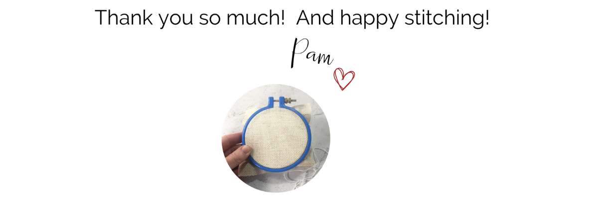 thank you so much for reading my cross stitch blog