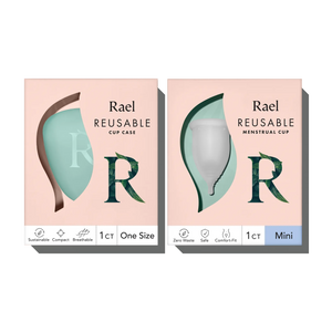 Reusable Menstrual Cup & Case Set - Rael - Reusable Menstrual Cup