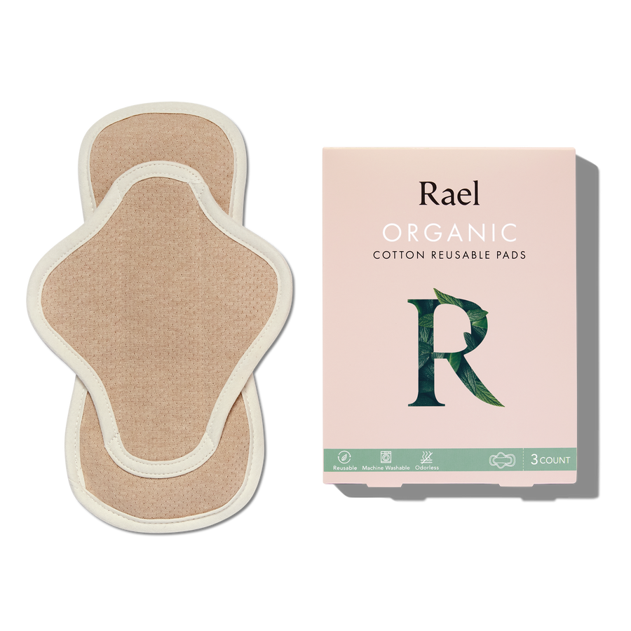 Organic Cotton Reusable Pads Rael