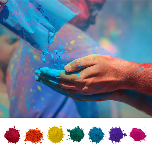 What do the Different Holi Powder Colors Mean? – Peacock Powder