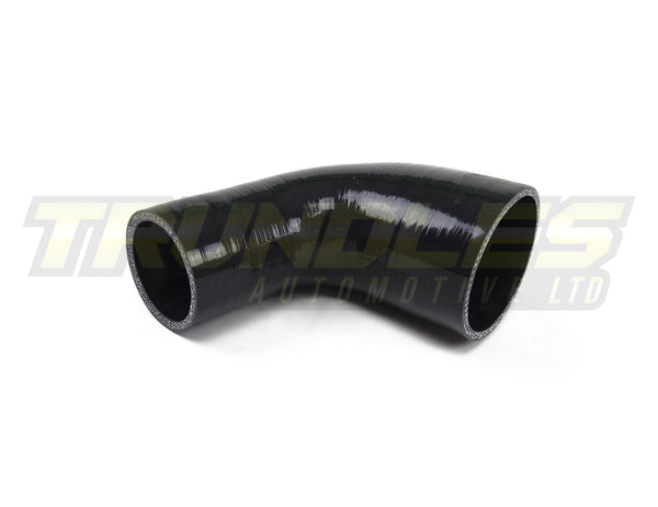 Silicone Hose 90Degree Elbow Bend 3.5inch Black Intercooler Tube