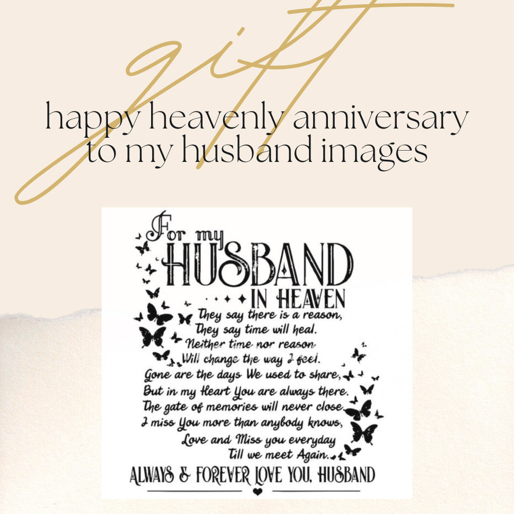 Top 30 Meaningful Happy Heavenly Anniversary to My Husband Images ...