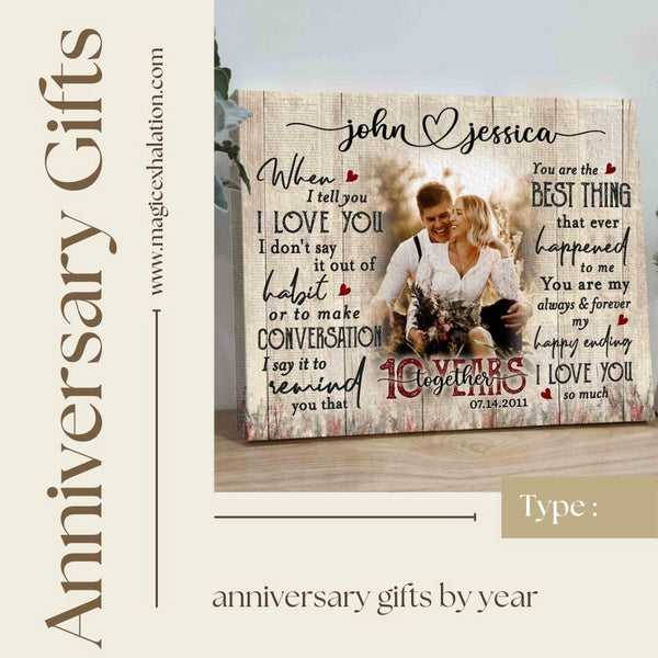 15+ Best Meaningful 10 Year Anniversary Gifts for Sweetheart - 01