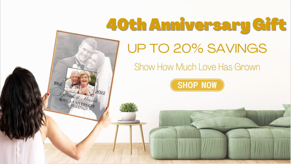 40th anniversary gift, 40th wedding anniversary gifts for parents