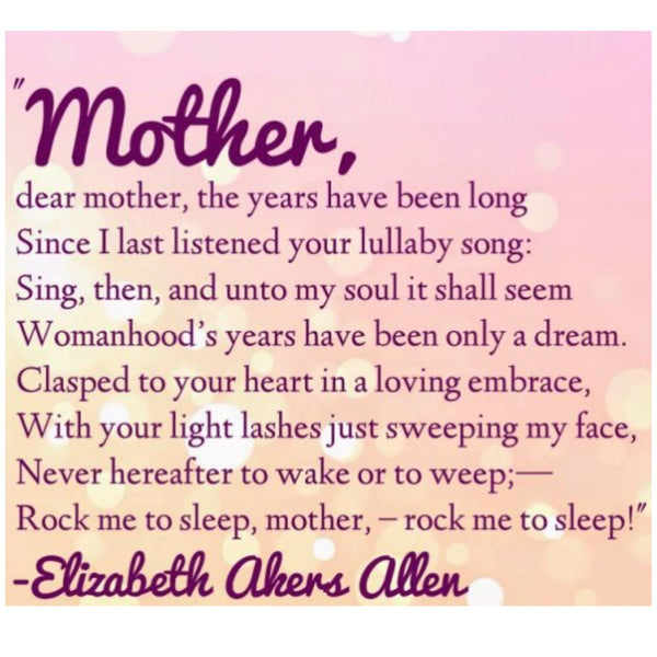 mothers birthday in heaven poem