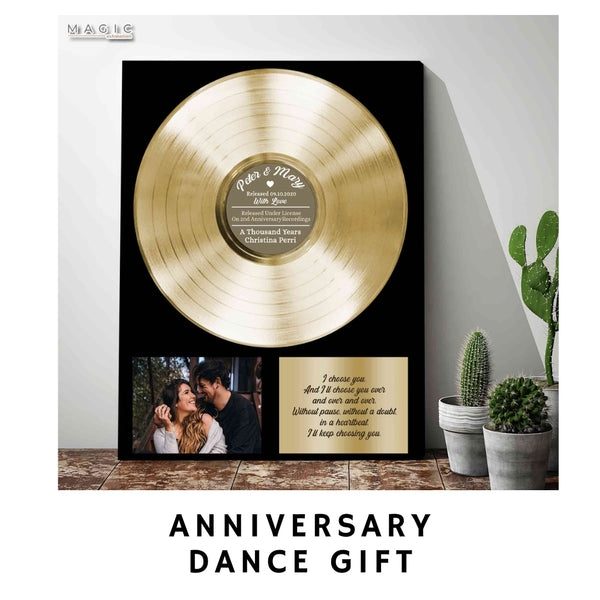Think outside the box when choosing an anniversary dance gift for someone who seems to have everything. These considerate dance gifts from Magic Exhalation will hit all the right notes whether you and your partner have been dancing for a year or many. So grab your significant other and prepare to browse through our selection of charming and unforgettable anniversary suggestions that will delight any dancer. đoạn giữa H4: (GTCT) 20+ romantic marriage is a dance quotes that capture your love story Fundamentally, marriage is a dance between two flawed individuals who choose to move together harmoniously. The dance of marriage persists, a lifelong waltz constructed from insignificant moments and memories that forge a link as powerful as music itself, despite pace changes and the emergence of new steps. The grace, intimacy, and fluid union of two lives living in perfect rhythm are captured in these 20+ romantic quotes that compare marriage to dancing. If words could express the experience of being in perfect time with your lover, they would sound somewhat like these quotations. 1. Marriage is a beautiful dance when two people move together, apart and together again, without collision. (unknown) 2. Marriage isn't a garden you finish planting and leave forever, but a garden you plant and replant every day. (unknown) 3. Marriage is a lifelong dance that, at its best, honours the full soul and spirit of each dancer. (unknown) 4. Marriage is a dance; learn to move with grace and harmony. (unknown) 5. Marriage is like a duet dance. When you dance well together, it's beautiful. But when one dances out of step or out of time, it just doesn't work. (unknown) 6. Marriage is the dance and children are the music. (unknown) 7. Marriage is a dance—an ebb and flow—forged forward a small step at a time. (Sarah Dessen) 8. Once you learn to tango together, everything else in life falls into place. That's why marriage is called "the dance of life." (Yuval Raban) 9. Marriage is a dance to the music of time. Move gracefully together, and all will be right with the world. (unknown) 10. Marriage is learning to dance together, arm-in-arm, through waltzes bright and sad. (Hazel Hayes) 11. Marriage is a dance of two hearts finding their own unique rhythm together. (Unknown) 12. Marriage is the symphony of two souls dancing together in joyful harmony. (Roy Bennett) 13. Marriage is learning to improvise together—adding and subtracting steps that weave in and out—as we dance to the symphony of life. (Unknown) 14. Marriage is like learning the steps to a familiar dance – sometimes you forget the steps and have to retrace them, sometimes your partner leads you astray. But inevitably, you return to the melody that first brought you together. (Unknown) 15. Marriage is like a long duet. You learn to sing the melody alone at first. And then together, you create beautiful harmonies. (Unknown) H2/H3: Top 10 stunning anniversary dance gift to mark your big milestone As you commemorate another year together, express your heart song through a meaningful gift that takes your relationship to the dance floor once more. Here are 10 anniversary dance gift inspired by the everlasting melody of your love.  H4: personalized anniversary dance canvas for couple Hung proudly in your home, the sight of this heartwarming artwork will instantly transport you back to cherished memories and meaningful moments defined by the unforgettable songs on your shared playlist. The thoughtfully chosen photograph captures a joyful time that music no doubt already elevates in your mind’s eye. The vinyl record motif symbolizes how your relationship spins endlessly on, continually playing new melodies with fresh verses worth singing together. Your thoughtful choice will show someone who seems to have everything that your love and memories together are timeless. https://www.magicexhalation.com/products/2-year-wedding-anniversary-gift [Image] H4: classic vinyl groove canvas for anniversary The vinyl grooves etched into the glossy canvas print are shaped to spell out lyrics from a song that holds special meaning for the two of you. Imagine the smile this magical piece will bring as your partner runs their fingers over the familiar words that stir memories of your courtship and early days together. Its artistry expresses in a singular creative way what words sometimes fail to capture - the timeless rhythm your hearts have kept together, now immortalized in music etched in vinyl that will outlast any playlist. Your song, made into a gift. [Image] H4: stunning sound wave print for anniversary Add a playful yet romantic touch to your anniversary celebrations with this eye-catching wall art! The soundwave design represents the harmonious rhythm of two souls perfectly synchronized. The neon colors used create a whimsically modern backdrop that is sure to infuse your space with positive vibes and happiness. The unique soundwave design concept offers your loved one a clever and creative way to commemorate your time together that they'll enjoy for anniversaries to come. [Image]  H4: classic vinyl record canvas for anniversary celebration Give your anniversary a classic touch with this thoughtful wall art that celebrates memories made to the soundtrack of your love story. Its retro-chic style will add a dash of nostalgic charm to any living space while serving as a source of pleasant reminiscing for years to come. The personalized song lyrics shaped like vintage record groove design surrounding your treasured photo encapsulates the feeling of replayable moments you two have shared over the years. [Image] H4: watercolor photo song lyrics canvas for couple Add a whimsical, handcrafted touch to your anniversary celebrations with this beautiful watercolor wall art. The soft, painterly style of the photograph encapsulating a treasured memory between you perfect captures the carefree spirit of young love while also holding the wisdom that only time together can impart. Order yours today and deliver a gift straight from the heart - the kind that can't be bought, only crafted together, note by loving note. https://www.magicexhalation.com/products/song-lyrics-wall-art-custom [Image] H4: special sheet music anniversary frame  Serenade your loved one this anniversary with this timeless frame that celebrates the melody of your love. The handcrafted wooden frame showcases their favorite lyrics from a song that reminds you both of your story alongside the actual sheet music - a fitting tribute to the musical harmony you've created together. [Image] H4: lovely vinyl record acrylic plaque for couple Play your partner's heart like a record this anniversary with this fun and modern acrylic plaque. The grooved vinyl design embossed upon the clear plaque perfectly encapsulates the nostalgic yet evergreen feeling evoked when you hear your love song - transporting you both back to the beginning of your story in an instant. With its versatile acrylic material and minimalist design, this budget-friendly anniversary gift complements virtually any aesthetic, ensuring it will fit seamlessly into your home for years of thoughtful reminders. https://www.magicexhalation.com/products/song-lyrics-plaque [Image] H4: romantic music player blanket for anniversary The vibrant graphic of a classic music player interface features your cherished photo in the center - transforming it into the ultimate snuggle accessory to cue up memories of your relationship. As they curl up under its warm embrace, your partner will be transported back to the very first time that special melody filled the air between you, imbuing even the simplest of moments spent couched together with an extra layer of meaning. The high-quality microfiber material ensures comfort for anniversaries to come, allowing this sentimental gift to quite literally wrap them in the affectionate sounds of your past, present and future as one. https://www.magicexhalation.com/products/custom-song-picture-1 [Image] H4: special guitar blanket for your lover The perfect surprise gift for that special someone in your life! Our magical anniversary blanket will delight your spouse with lyrics from your very own love song woven into the soft fabric in the shape of a guitar. Choose from our wide array of colors and fabric types, then send us your song lyrics, and our artisans will craft a one-of-a-kind anniversary blanket personalized just for you and your loved one, full of timeless melodies woven into a cozy reminder of your unending love. https://www.magicexhalation.com/products/anniversary-gift-blanket [Image] H4: anniversary dance night light plaque for couple Give your loved one the gift of memories bathed in warm light with our magical anniversary night light. Featuring an easy-to-use music player interface, you can upload your favorite love song and photograph to create a one-of-a-kind gift that will bring a smile every time the light turns on. Even on the most hectic and harried of days, a simple click of the night light will transport your spouse to simpler times filled with joy and romance. https://www.magicexhalation.com/products/valentines-gifts-personalized [Image]  What are cutest dance songs for husband? There are many cute dance songs that you could dedicate to your husband. Here are some suggestions: 1. "Can't Stop the Feeling!" by Justin Timberlake 2. "Marry Me" by Train 3. "Love on Top" by Beyoncé 4. "You Are the Best Thing" by Ray LaMontagne 5. "Thinking Out Loud" by Ed Sheeran 6. "L-O-V-E" by Nat King Cole 7. "At Last" by Etta James 8. "happy" by Pharrell Williams 9. "A Thousand Years" by Christina Perri 10. "Perfect" by Ed Sheeran What are some cute dance songs for wife? There are many cute dance songs that you could dedicate to your wife. Here are some suggestions: 1. "You Are the Best Thing" by Ray LaMontagne 2. "Marry Me" by Train 3. "Thinking Out Loud" by Ed Sheeran 4. "Perfect" by Ed Sheeran 5. "Just the Way You Are" by Bruno Mars 6. "I'm Yours" by Jason Mraz 7. "The Way You Look Tonight" by Frank Sinatra 8. "I Choose You" by Sara Bareilles 9. "A Thousand Years" by Christina Perri 10. "Can't Help Falling in Love" by Elvis Presley đoạn cuối By now you're armed with 10 clever anniversary dance gift sure spark joy for any special someone who loves moving to the music with you. So don't wait until the music stops - grab your spouse, pick one or two gifts from the list by Magic Exhalation that truly speak to your unique relationship, and get ready for an anniversary filled with all the right moves.