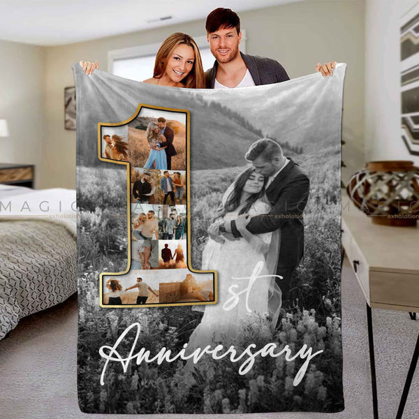wedding anniversary blanket
