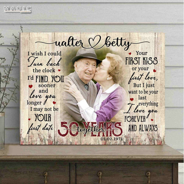 Personalized Elegant Anniversary Gift for Your Parents