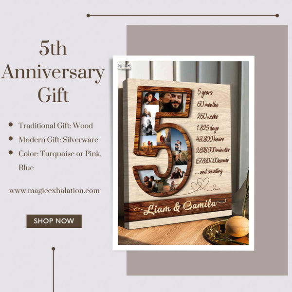 modern anniversary gifts by year, traditional anniversary gift by year, wedding anniversary gift