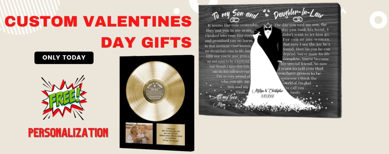 custom valentines day gifts, customizable valentines day gifts