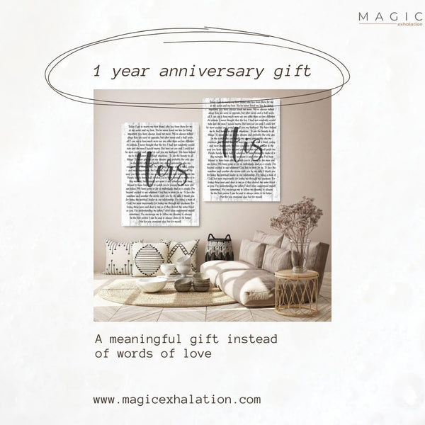 1 Year Anniversary Girlfriend Gifts | Magic Exhalation